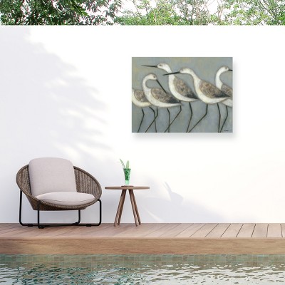 "Shore Birds I" Outdoor Canvas