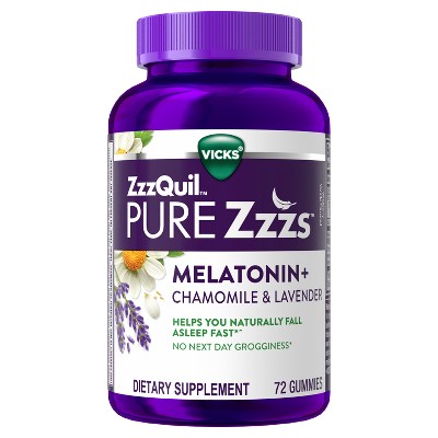 Pure Zzzs Melatonin Gummies - Wildberry Vanilla - 72ct
