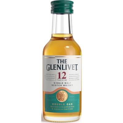 The Glenlivet 12yr Double Oak Single Malt Scotch Whisky - 50ml Bottle