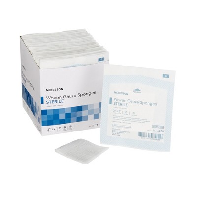 McKesson Woven Gauze Sponges, Sterile, 8-Ply