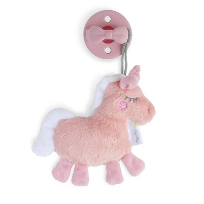 Itzy Ritzy Pacifier with Lovey Set - Silicone Paci with Detachable Stuffed Animal