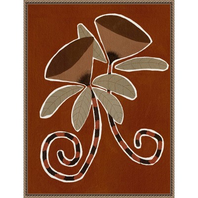 Amanti Art Delicate Bloom 3 by Shatha Al Dafai Framed Canvas Wall Art