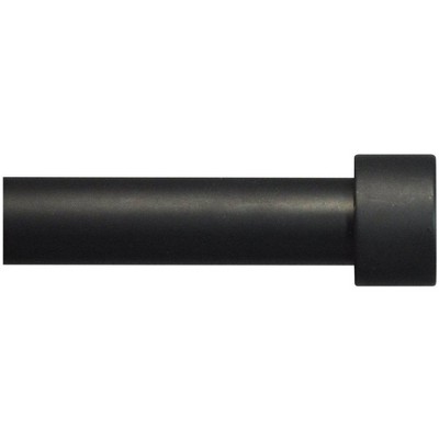Urbanest Adjustable End Cap Finial Curtain Drapery Rod Set, 5-8-inch