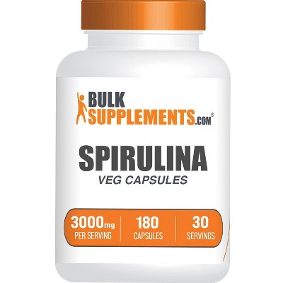 BulkSupplements Spirulina Powder Capsules