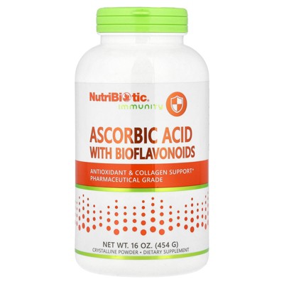 NutriBiotic Immunity, Ascorbic Acid with Bioflavonoids, Crystalline Powder, 16 oz (454 g)