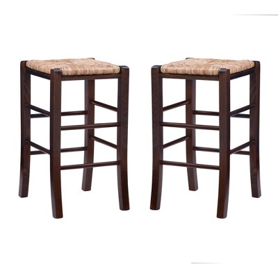 Set of 2 Gianna Backless Counter Height Barstools - Linon