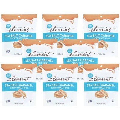 Element Crispy Rice Mini Sea Salt Caramel - Case of 8/3 oz
