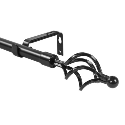 Urbanest Classic Forged Iron Birdcage Window Drapery Rod Set