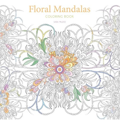 Floral Mandalas Coloring Book - (Calm Coloring: Natural Wonders) (Paperback)