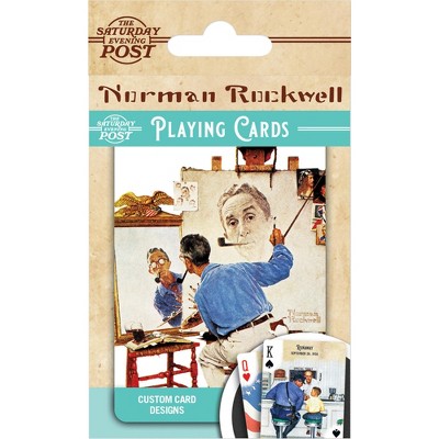 MasterPieces Officially Licensed Saturday Evening Post Norman Rockwell Playing Cards - 54 Card Deck for Adults