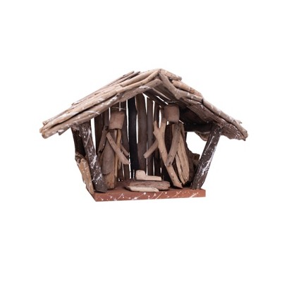 Gallerie II Driftwood Nativity Small