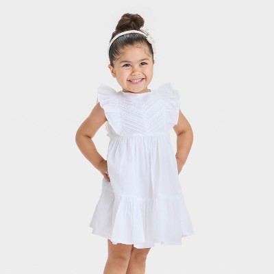 OshKosh B'gosh Toddler Girls' Lace Dress - White