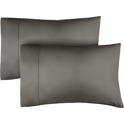 400 Thread Count 100% Cotton Pillowcase Set of 2 - Soft Sateen Pillow Covers - CGK Linens