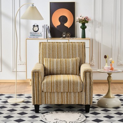 Racxily Upholstered Armchair, Oversized Accent Chair, Single Sofa Lounge Chair for Living Room/Bedroom