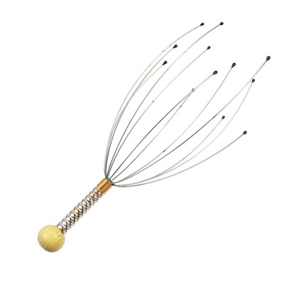 Unique Bargains Hand-Held 20 Fingers Head Massager 1 Pc