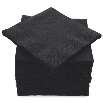 SparkSettings Beverage Napkins, 5” x 5” 2 Ply Paper Napkins, Pack of 100