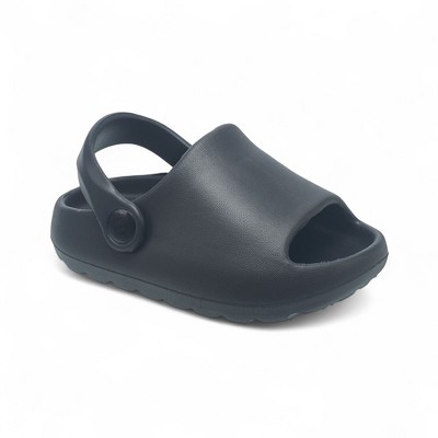 Aeropostale Toddler Cloud-Foam Slide Sandals with Pivot Heel Strap – Lightweight EVA Water-Friendly Clogs for Boys & Girls