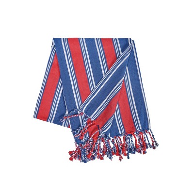 C&F Home 50" x 60" Gideon Stripe Americana 4th of July Patriotic Woven 50" x 60" Throw Blanket