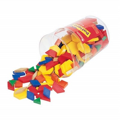 Learning Resources Plastic Pattern Blocks - Set of 250, Ages 3+