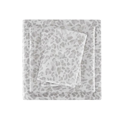 Gracie Mills Emeline Animal Printed Wrinkle Free Satin Sheet Set