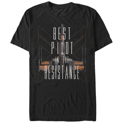 Men's Star Wars The Force Awakens Best Pilot in the X-Wing T-Shirt