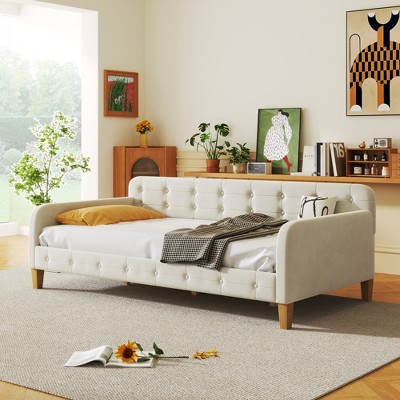 KTMBDW Daybed, Luxury Tufted Button Daybed, Upholstered Daybed Frame, Sofa Bed for Bedroom Living Room