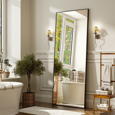 BEAUTYPEAK Floor Mirror for Standing Rectangle Full Length Mirrors