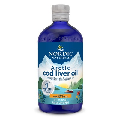 Nordic Naturals Arctic CLO - Cod Liver Oil for Heart, Brain Health & Wellness