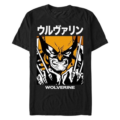 Men's Marvel Wolverine Portrait Poster T-Shirt