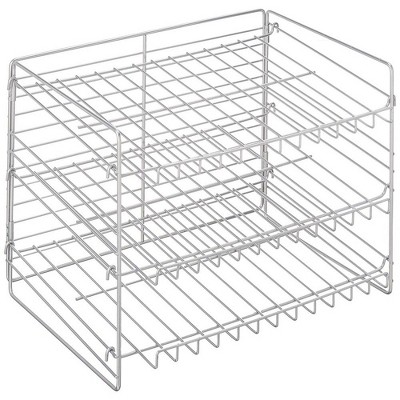 Iron Wire Storage Rack (Chrome)