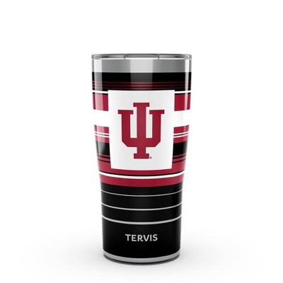 NCAA Indiana Hoosiers 20oz Hype Stripes Stainless Steel Tumbler