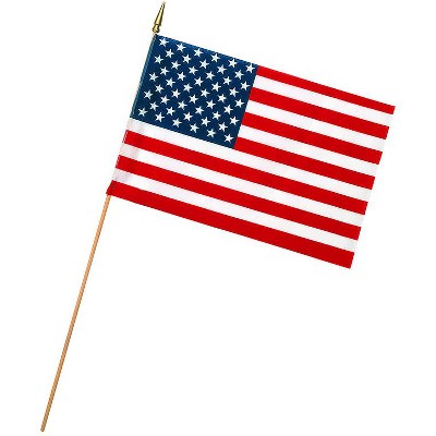 Valley Forge American Stick Flag 12 in. H X 18 in. W (pack of 48)