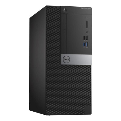 Refurbished Dell OptiPlex 5040, Mini Tower Desktop, Intel i5-6500, 16GB RAM, 256GB SSD, Windows 10 Pro - Manufacturer Refurbished
