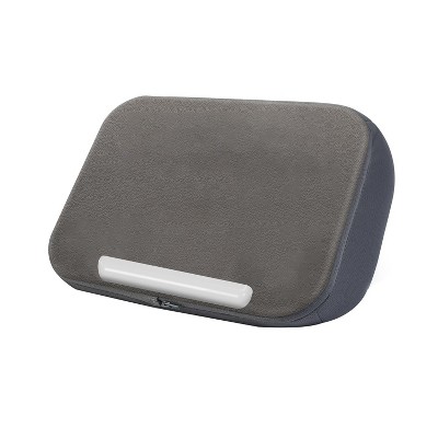 Itopfox Soft Cushion Lap Desk for Laptop, Tablet & Book, Adjustable Pillow Holder for Reading & Working on Bed, Couch, Comfortable & Stable, Gray