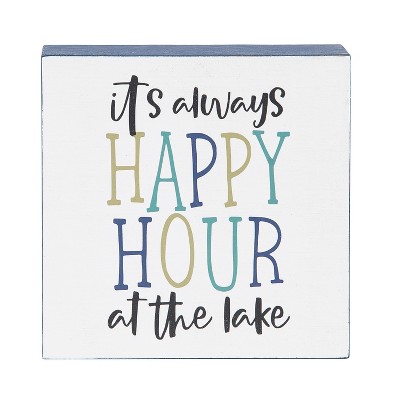 C&F Home Happy Hour At The Lake Shelf Block