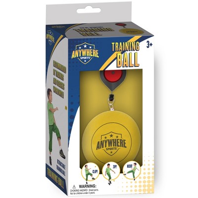 Anywhere Sports Training Ball, 3-In-1 Leash Clip for Soccer, Football, Rugby