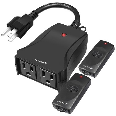 Fosmon WavePoint [ETL Listed] 1x Remote Outdoor Outlet, Wireless Outdoor Outlet Remote, 2x Remote Control Outdoor Outlet Plug