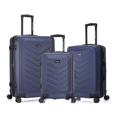 U.S. Army FOX PRO 3pc Expandable Checked Hardside Suitcase Set with TSA Lock