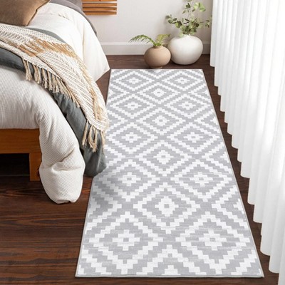 Modern Washable Rugs Non-Slip Geometric Living Room Rugs