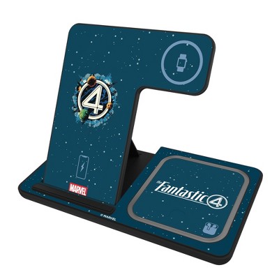 Keyscaper Marvel Fantastic 4 Badge 15-Watt 3 in 1 Charging Station