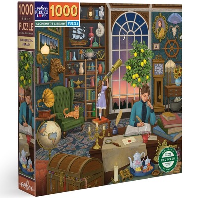 eeBoo Piece & Love: Alchemist's Library Puzzle, 1000 Pieces