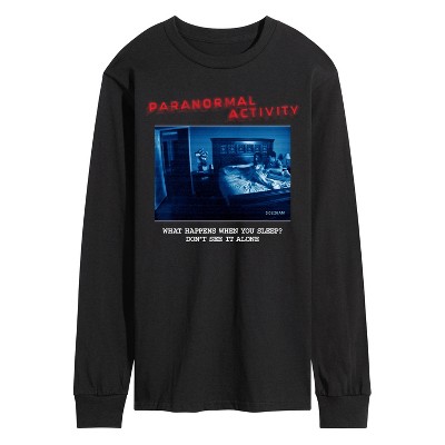 Men's - Paranormal Activity - Movie Poster Long Sleeve Graphic T-Shirt