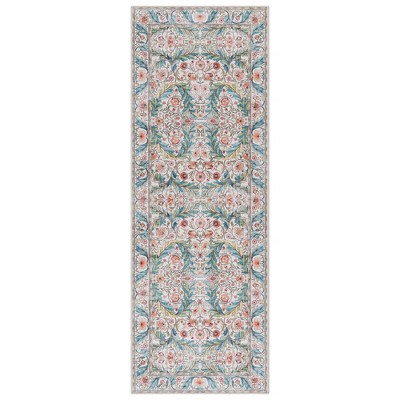 Gertmenian Crystal Print Altair Transitional Floral Rug Ivory