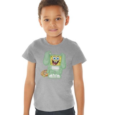 Toddler Boys' Spongebob Squarepants Easter Bunny Suit T-Shirt Athletic Heather