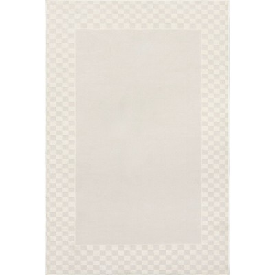 Nuloom Kalina Geometric 4x6 Indoor Area Rug for Living Room Bedroom Dining Room Kitchen, Cream/Ivory