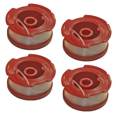 Black and Decker LST220/LST136 Trimmer Replacement (4 Pack) Spool - 90564281-4PK