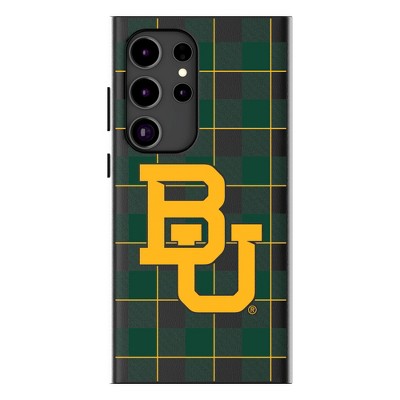 Keyscaper NCAA Big 12 Universities Plaid MagSafe Compatible Cell Phone Case for Samsung Galaxy