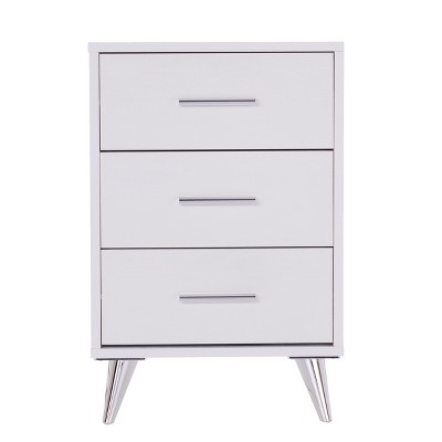 Owen Midcentury Modern Storage Nightstand - White - SEI