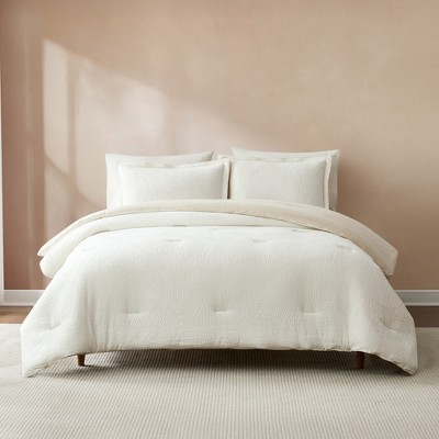 Capstone Whisper 3PC Comforter Set - Cream