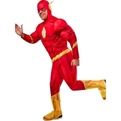 Rubies The Flash Deluxe Mens Muscle Chest Costume